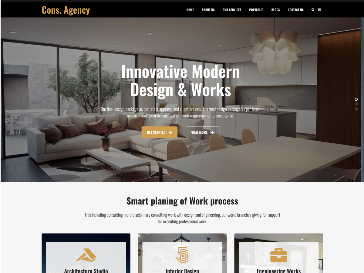 Construction Agency - Free Construction WordPress Theme