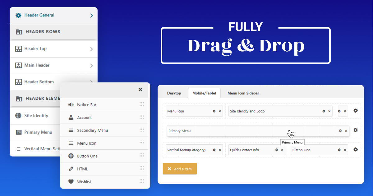 Drag and Drop Builder